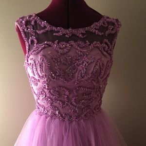 Homecoming dress in lilac